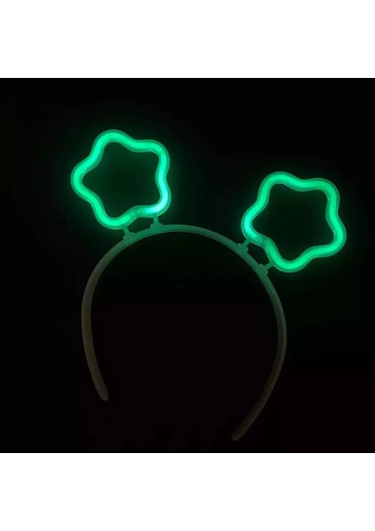 Glow Stick Karanlıkta Yanan Fosforlu Yıldız Taç 12 Adet fırsatları