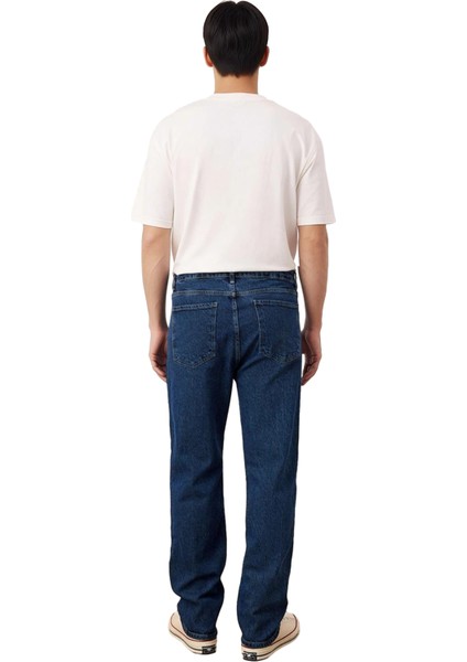 Erkek Bol Kesim Düz Renk Denim Pantolon Fonksiyonel Dayanıklı Kaliteli Konforlu Estetik Şık indirimleri
