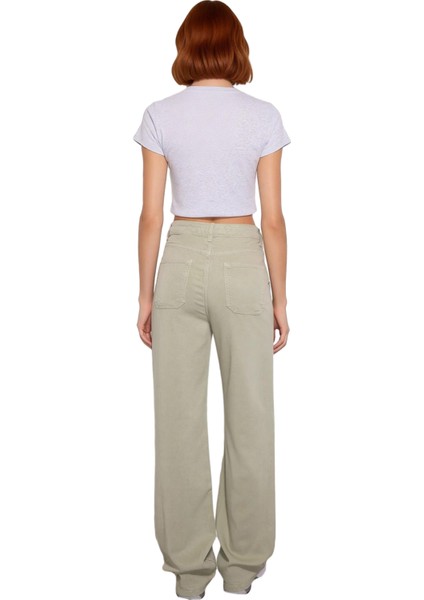 Kadın Cool & Comfort Wide Leg Tencel Jean Pantolon Fonksiyonel Dayanıklı Kaliteli Konforlu fiyatları