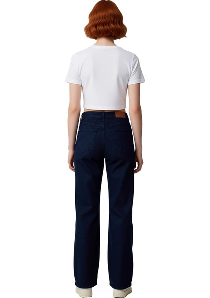 Kadın Wide Leg Comfort Esnek Denim Pantolon Fonksiyonel Dayanıklı Kaliteli Konforlu Modern fiyatları