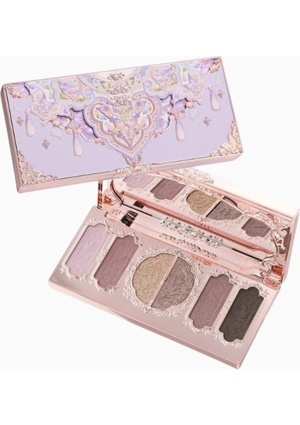 Butterfly Cloud Collar 6 Renkli Far Paleti