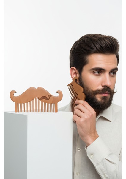 Ahşap Sakal ve Bıyık Tarağı – Antistatik Şimşir Tarak 722387 fiyatları