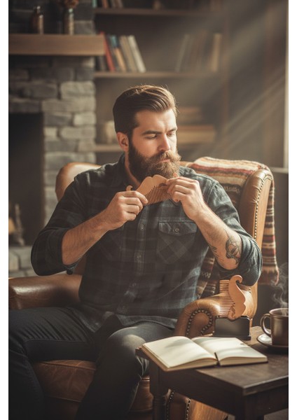 Ahşap Sakal ve Bıyık Tarağı – Antistatik Şimşir Tarak 722387 fırsatları