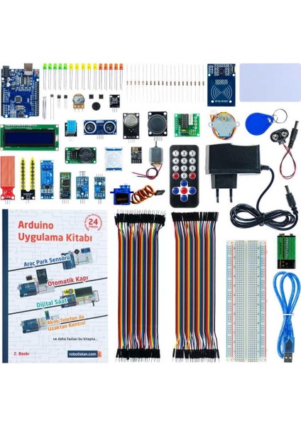 Arduino Uyumlu Proje Seti Uno Rev3 (Klon) (E-Kitap Hediyeli ve Videolu) indirimleri