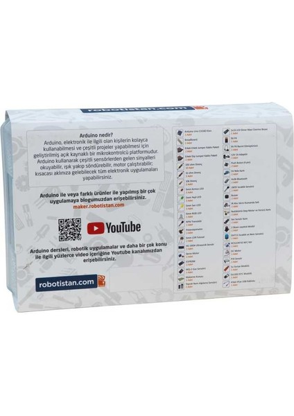 Arduino Uyumlu Proje Seti Uno Rev3 (Klon) (E-Kitap Hediyeli ve Videolu)