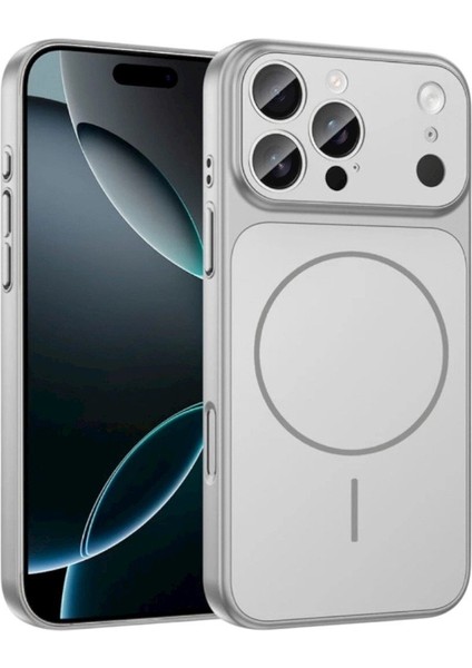 Iphone Uyumlu Lens Koruyuculu Sert AG Glass Pc Magsafe Destekli Kılıf