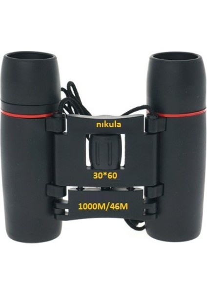 30X60 Cepte Taşımalı Kauçuk Kaplamalı Mini Dürbün