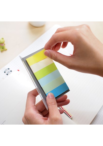 Stıckn 50x20mm 6 Renk 180yp Ayraç (İndex) Doğa Rengi 21597 fiyatları