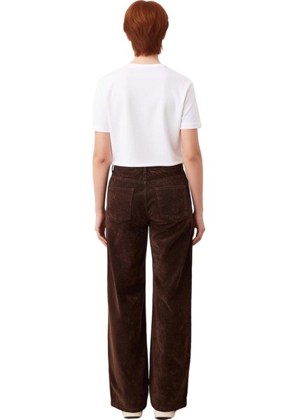 Kadın Kord Süet Kesim Wide Leg Pantolon Fonksiyonel Dayanıklı Kaliteli Konforlu Estetik Şık fiyatları