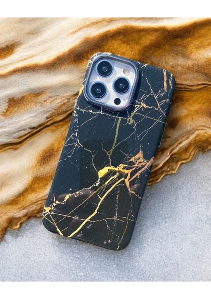 Iphone Uyumlu Premium Marble Gizli Magsafe Destekli Kılıf