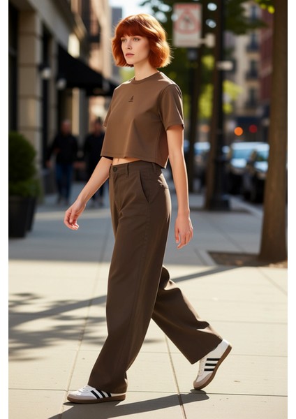 Kadın Normal Bel Geniş Paça Denim Pantolon Fonksiyonel Dayanıklı Kaliteli Konforlu Estetik indirimleri