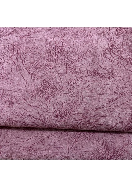 Kaymaz Tabanlı Lüks Kadife Koltuk Kanepe Çekyat Örtüsü - Konforlu Gül Kurusu Damar Desenli 170x210 Cm