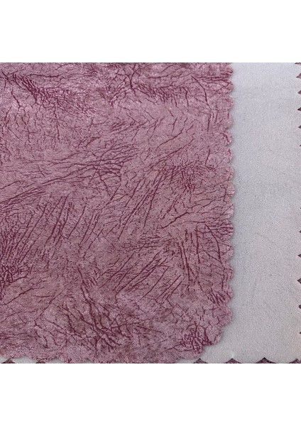 Kaymaz Tabanlı Lüks Kadife Koltuk Kanepe Çekyat Örtüsü - Konforlu Gül Kurusu Damar Desenli 170x210 Cm fiyatları