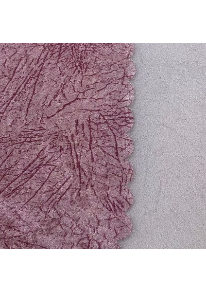 Kaymaz Tabanlı Lüks Kadife Koltuk Kanepe Çekyat Örtüsü - Konforlu Gül Kurusu Damar Desenli 170x210 Cm modelleri