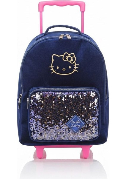 Hello Kitty Çekçekli Anaokulu Çantası