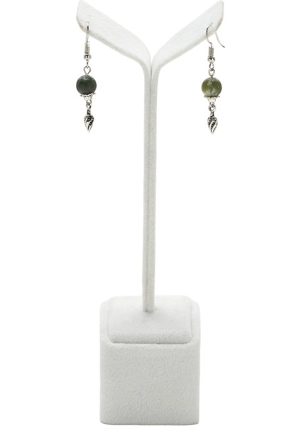 Kan Taşı Doğaltaş Kolye ve Küpe