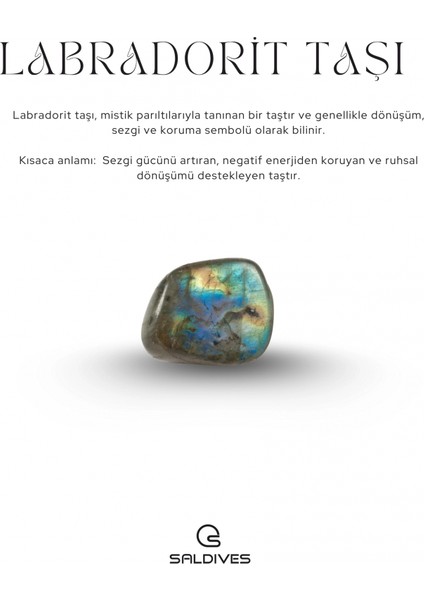 Labrodonit Doğaltaş Kolye ve Küpe fiyatları