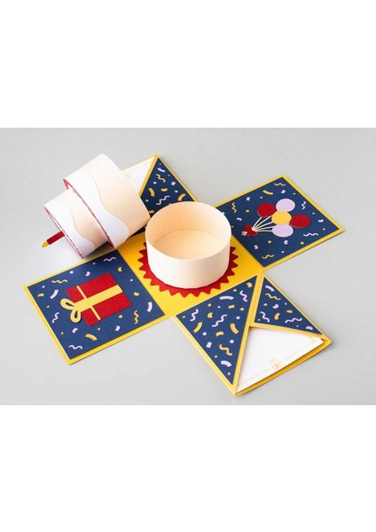 Doğum Günü Pastası Patlama Kutusu modelleri