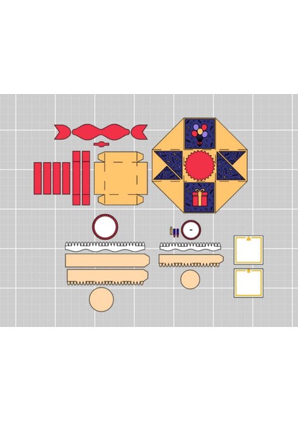 Doğum Günü Pastası Patlama Kutusu