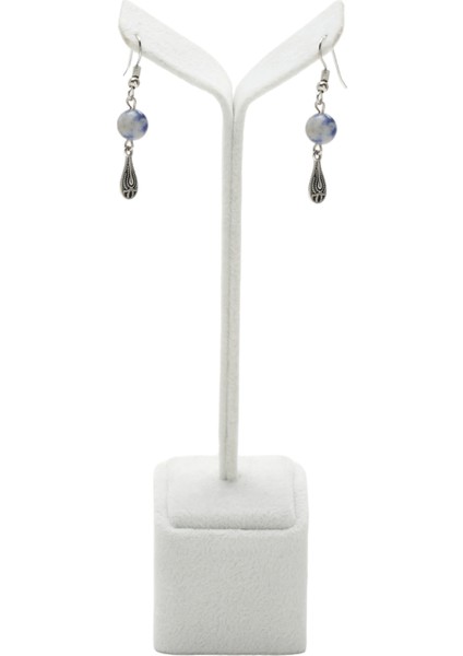 Sodalit Doğaltaş Kolye ve Küpe