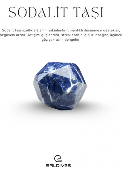 Sodalit Doğaltaş Kolye ve Küpe fiyatları