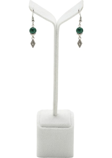 Malahit Doğaltaş Kolye ve Küpe