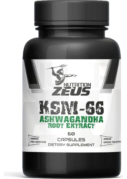 Ksm-66 Ashw Zeus Nutrition Extract 60 Kapsül