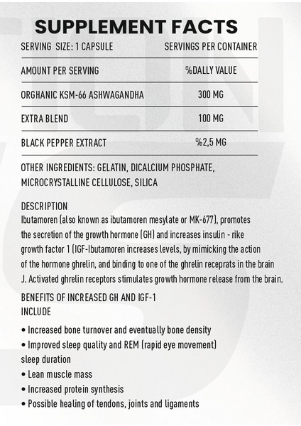 Ksm-66 Ashw Zeus Nutrition Extract 60 Kapsül fiyatları