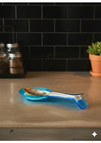 Tezgah Üstü Kirli Kaşık Tutucu – Hijyenik Damlama Önleyici Stand modelleri