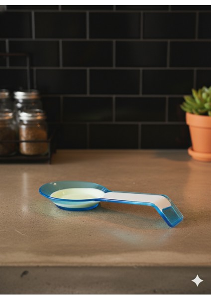 Tezgah Üstü Kirli Kaşık Tutucu – Hijyenik Damlama Önleyici Stand fırsatları