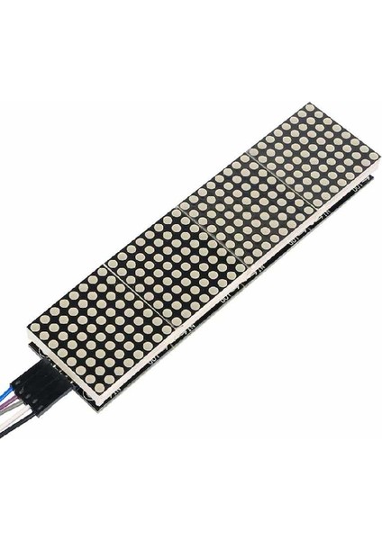 4'lü 8x8 Kırmızı Dot Matrix Board LED Matrix Kart Seti 128x128x13 mm fiyatları