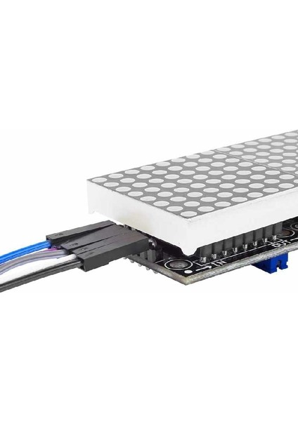 4'lü 8x8 Kırmızı Dot Matrix Board LED Matrix Kart Seti 128x128x13 mm modelleri