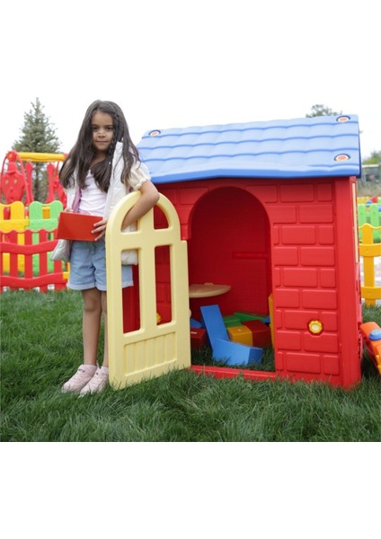 Tek Kapılı Oyun Evi – Eğlenceli Çocuk Aktivite Evi Kolay Kurulumlu