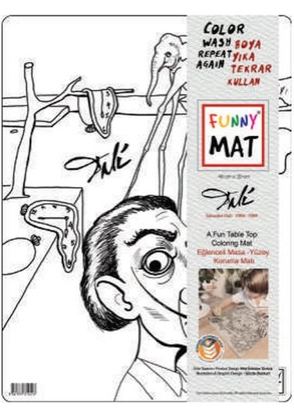 Funny Mat - Salvador Dalı 30 x 40 cm