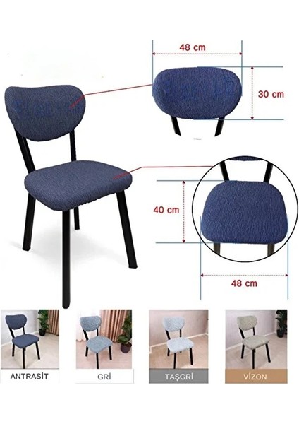 Bohem Yeni Model Sandalye Kılıfı Jakar 1 Adet fiyatları