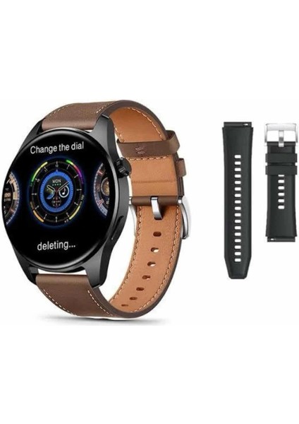 Akıllı Saat 1.5 Inç Amoled Ekran Çift Kordonlu Gps Nfc Uyumlu modelleri