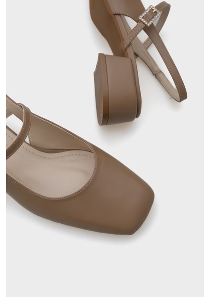 Shana Orta Topuklu Mary Jane Taşlı Tokalı Kadın Ayakkabı indirimleri