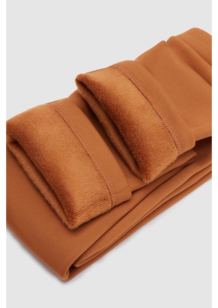 Taba Kız Çocuk Içi Peluş Extra Kalın Kışlık Tayt modelleri