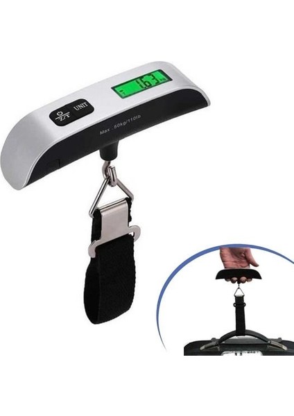 ® Dijital Ekranlı Valiz Kilo Ölçücü Hassas Valiz Tartısı