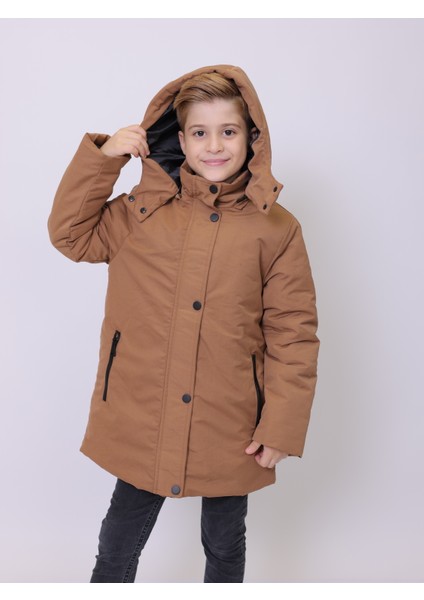 Can Çocuk Mont Kapüşonlu Erkek Çocuk Parka modelleri