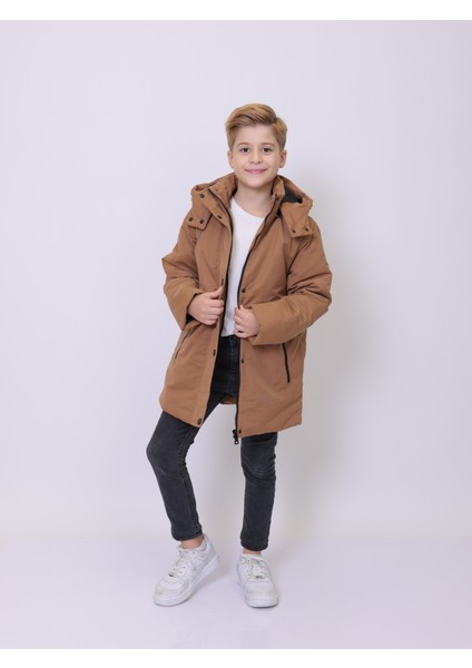Can Çocuk Mont Kapüşonlu Erkek Çocuk Parka fırsatları