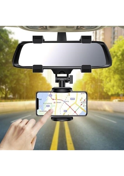 ® Araç Içi Dikiz Aynaya Takılan Telefon Tutucu Otomobil Içi Telefon Tutma Aparatı