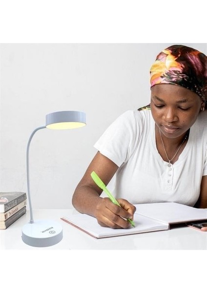 Penguenmarket® Yuvarlak Usbli Dokunmatik 3 Kademeli 360 Derece Özel Göz Korumalı LED Lityum Masa Lambası fiyatları