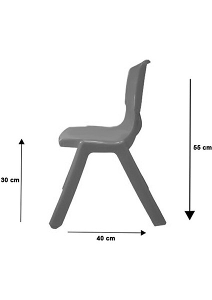 Anaokulu Kreş Çocuk Sandalyesi Mavi 1.kalite Kırılmaz Plastik 1 (Bir) Adet fiyatları