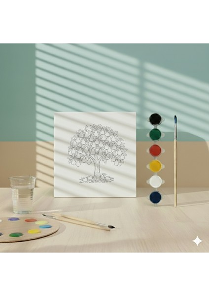 Çocuklar Için Armut Ağacı Temalı Eğitici ve Eğlenceli Boyama Seti fiyatları