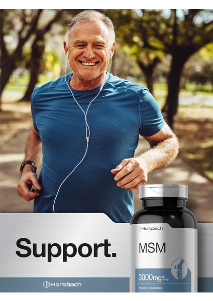 Horbäach Msm Methylsulfonylmethane With Calcium 3000MG 300 Coated Caplets fiyatları