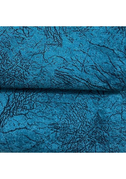 Kaymaz Tabanlı Lüks Kadife Koltuk Kanepe Çekyat Örtüsü - Konforlu Petrol Damar Desenli 170x210 Cm fiyatları