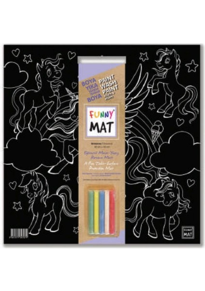 Funny Mat - Unıcorn 40X40CM