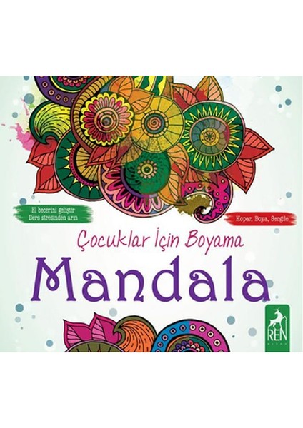 Çocuklar Için Boyama - Mandala