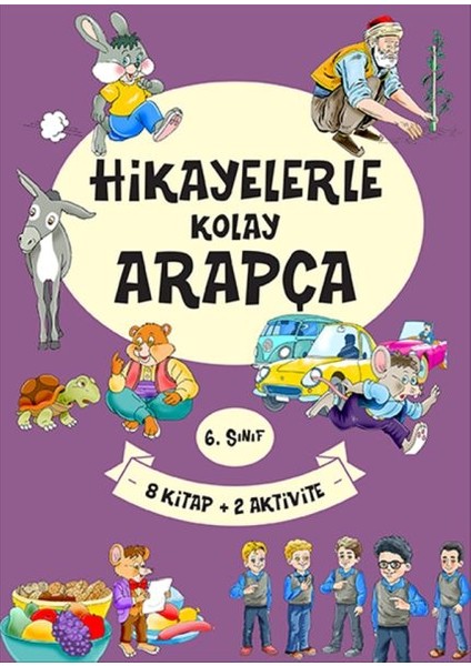 6. Sınıf Hikayelerle Kolay Arapça (8 Kitap + 2 Aktivite)